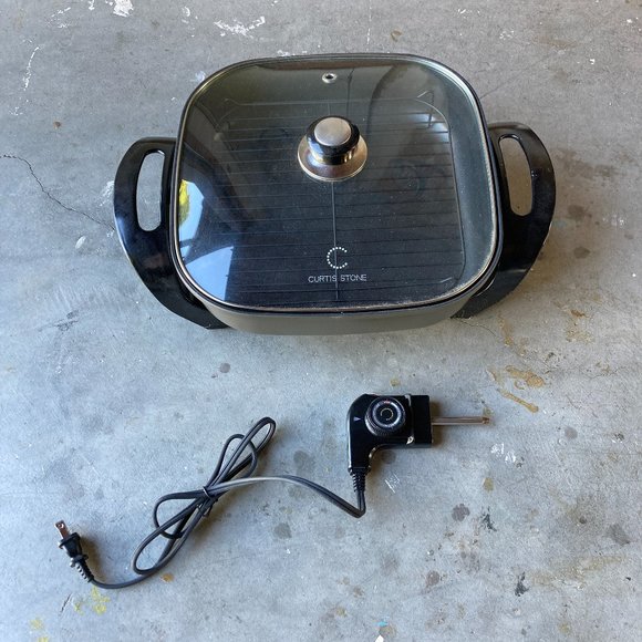 Curtis Stone Kitchen Curtis Stone Electric Skillet With Glass Lid